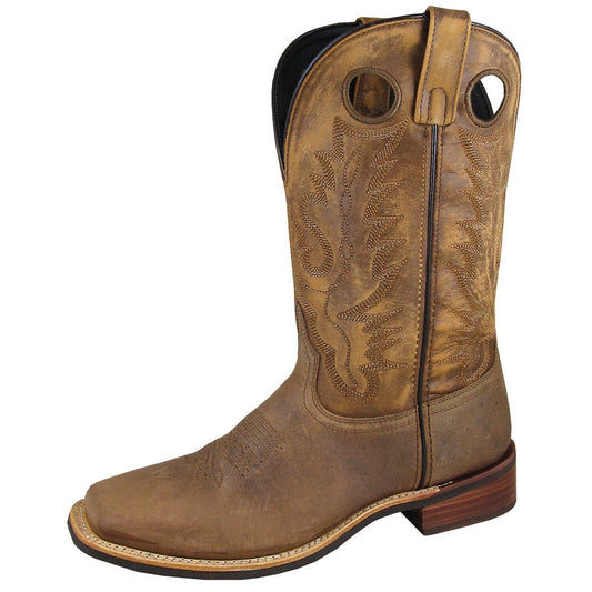 Smoky Mountain Men's Timber 11" Brown Distress Cowboy Boot