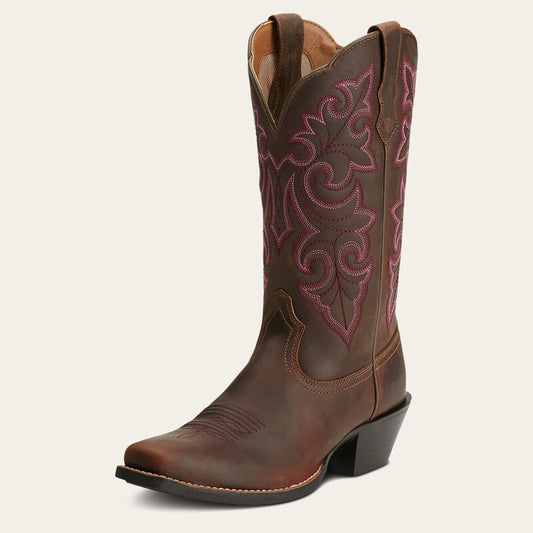 Round Up Square Toe Western Boot