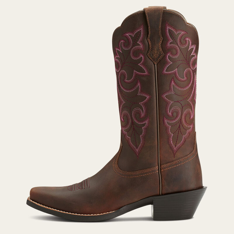 Round Up Square Toe Western Boot