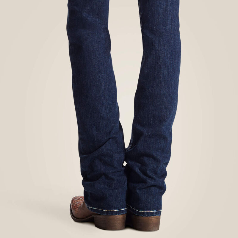 R.E.A.L. Mid Rise Stretch Icon Stackable Straight Leg Jean