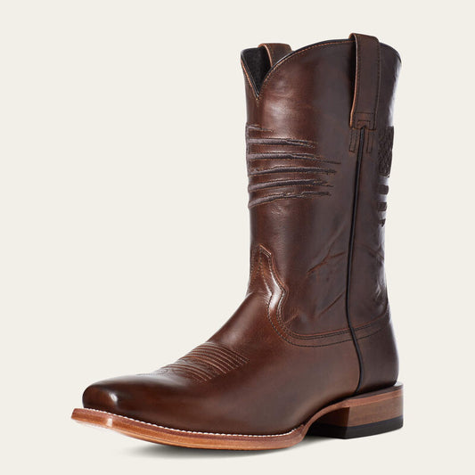 Circuit Patriot Square Toe Western Boot