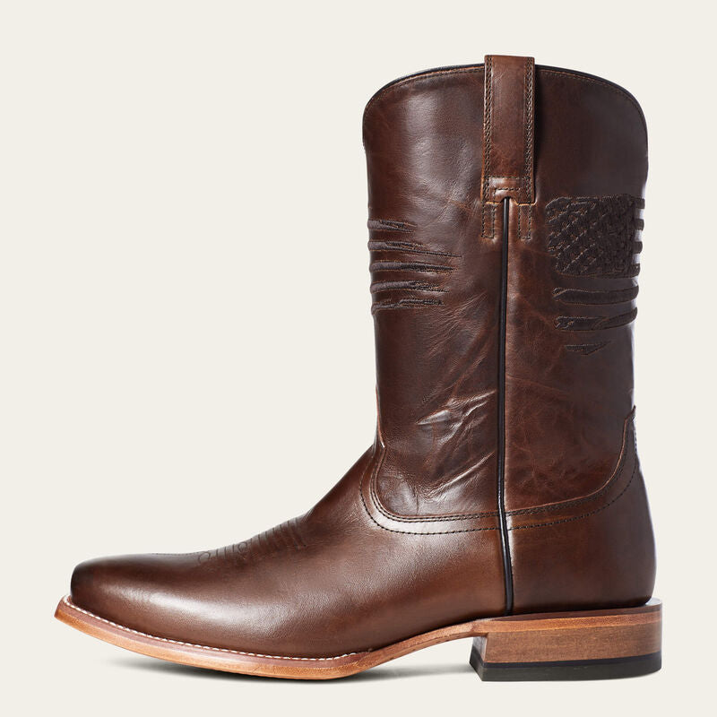 Circuit Patriot Square Toe Western Boot