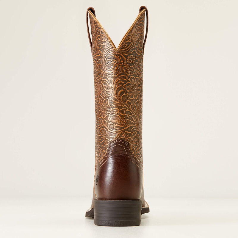 Round Up Wide Square Toe Western Boot