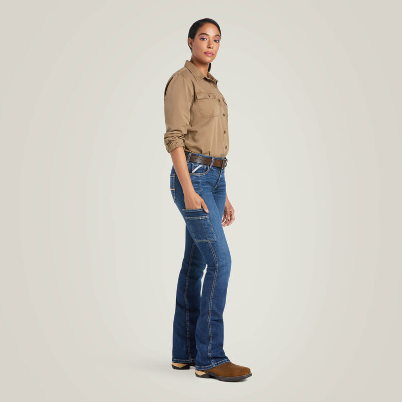 Rebar Work Flex Perfect Rise Riveter Boot Cut Jean