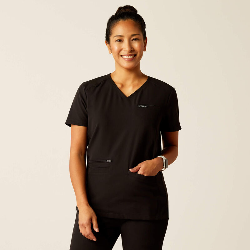 Clara 6 Pocket Scrub Top