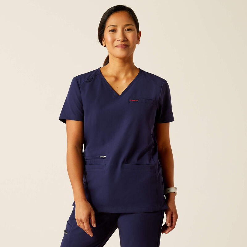 Clara 6 Pocket Scrub Top