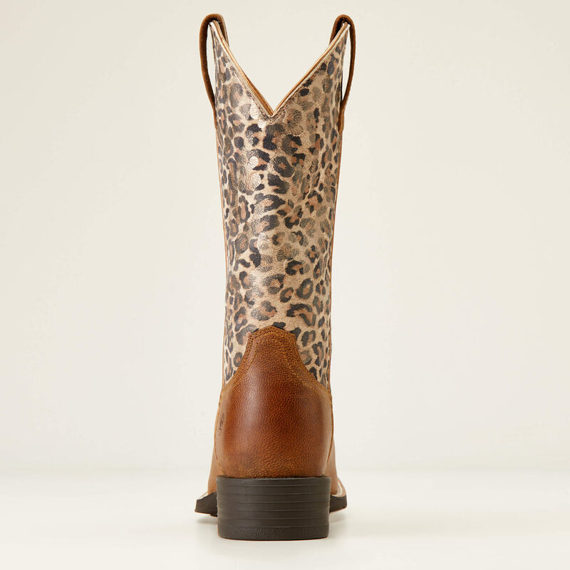 Round Up Wide Square Toe Western Boot