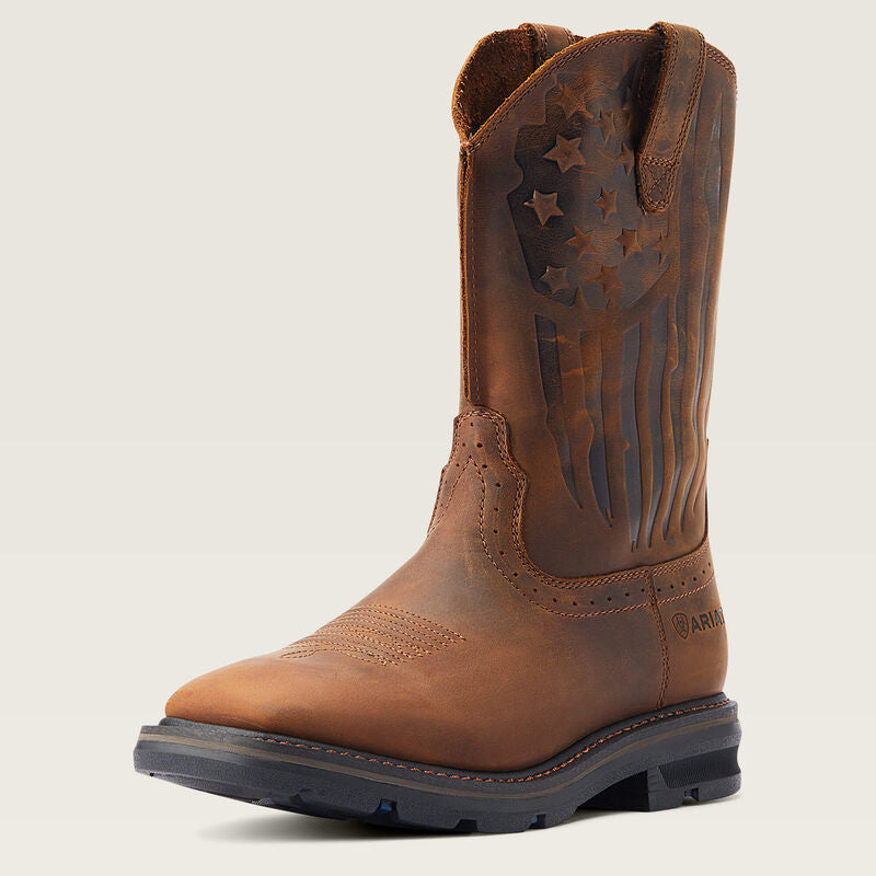 Sierra Shock Shield Patriot Work Boot