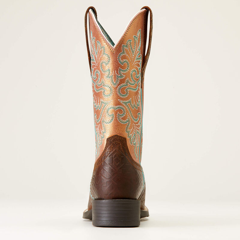 Round Up Wide Square Toe StretchFit Western Boot