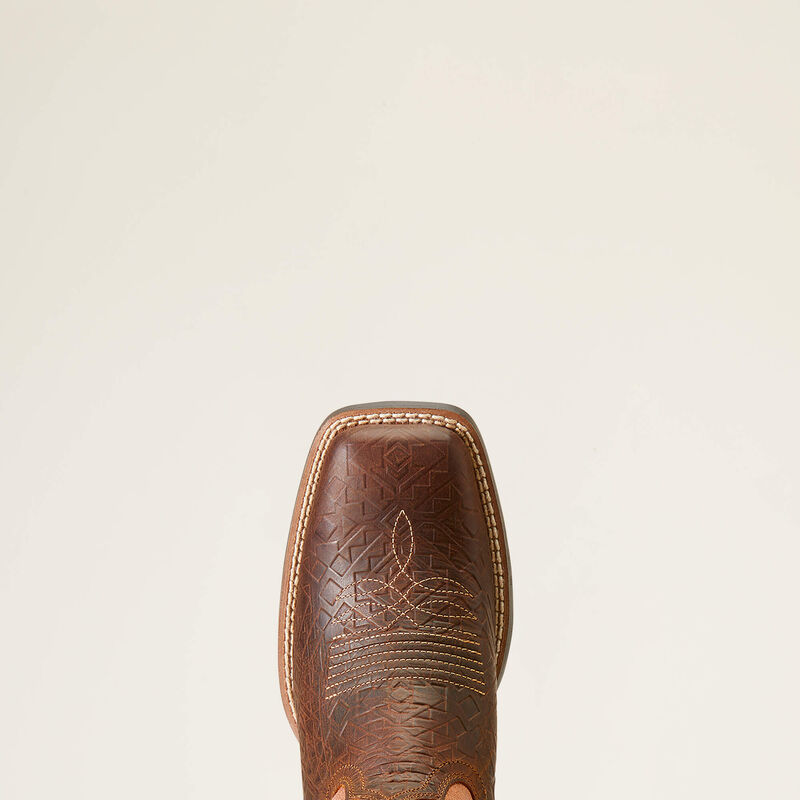 Round Up Wide Square Toe StretchFit Western Boot