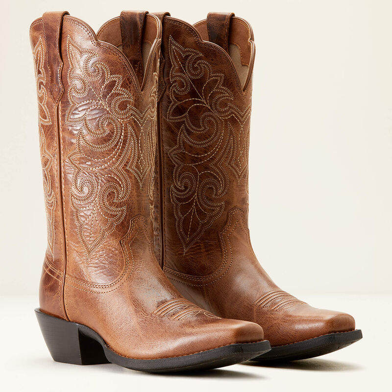 Round Up Square Toe Western Boot