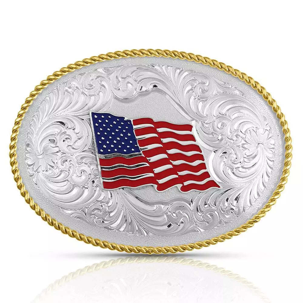 Fly Free USA Flag Buckle 1340-874