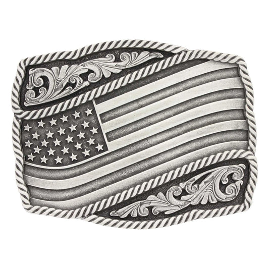 Classic Impressions Waving American Flag Attitude Buckle