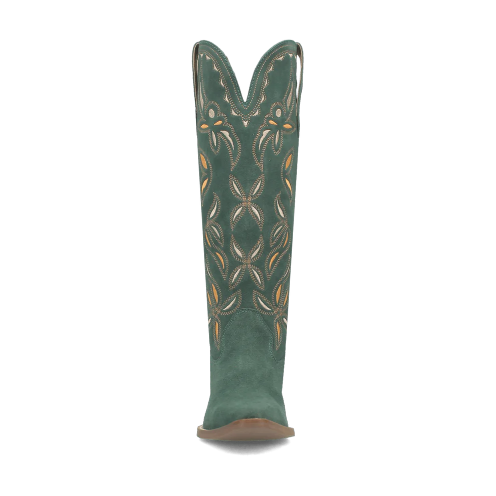 BANDELERA LAD 16 SUEDE W/INLAY GREEN