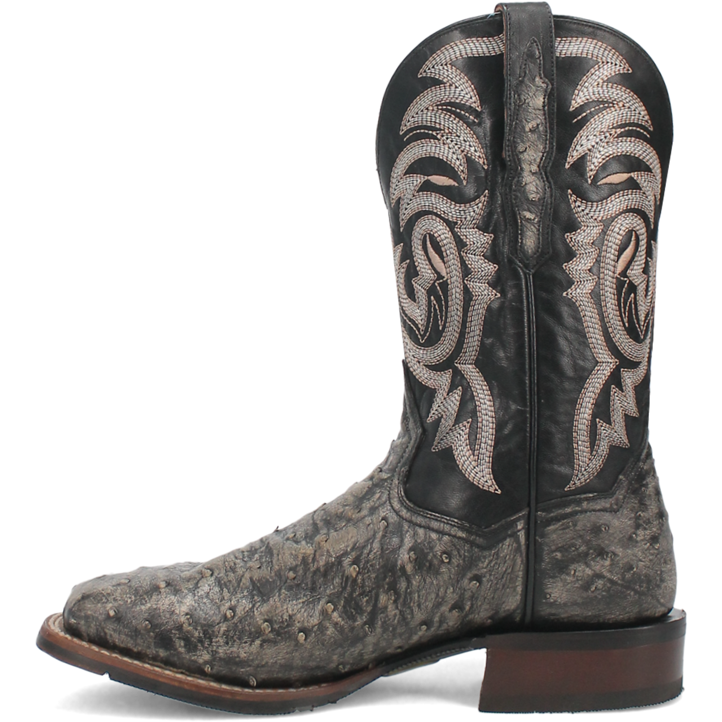 DILLINGER FULL QUILL OSTRICH BOOT