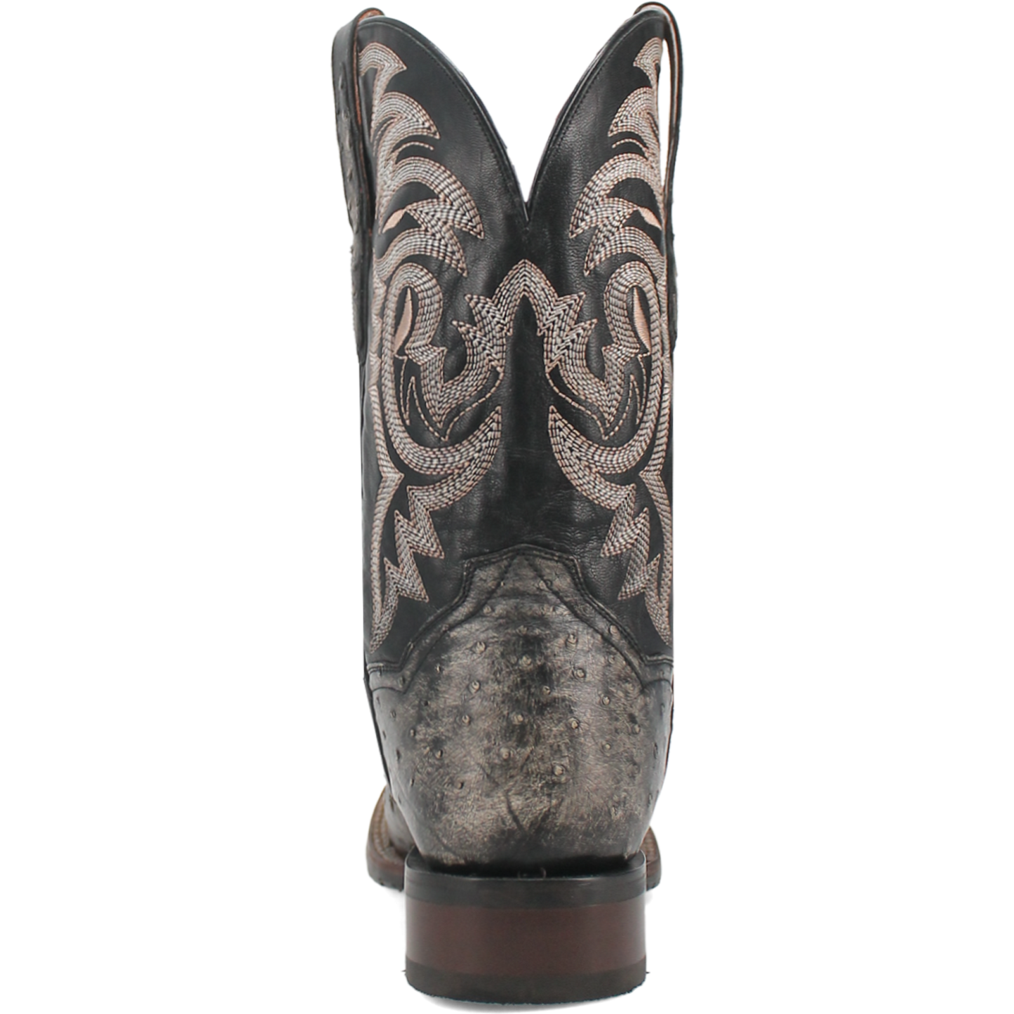 DILLINGER FULL QUILL OSTRICH BOOT