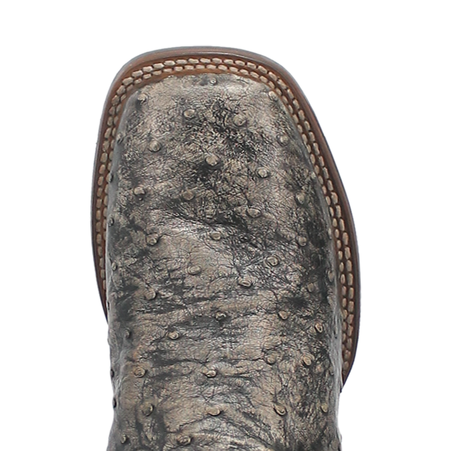 DILLINGER FULL QUILL OSTRICH BOOT