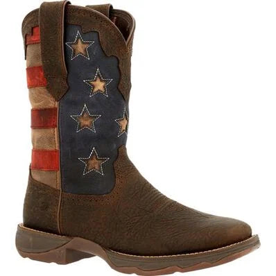 DurangoÂ Lady Rebel Proâ Womens Vintage Flag Western Boot