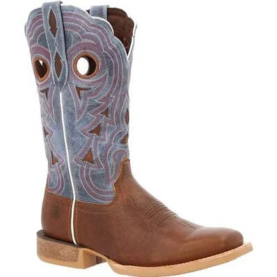 DurangoÂ Lady Rebel Proâ Womens Golden Brown  Periwinkle Western Boot