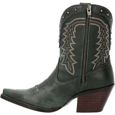 Crushâ by DurangoÂ Womens Vintage Teal Bootie Western Boot