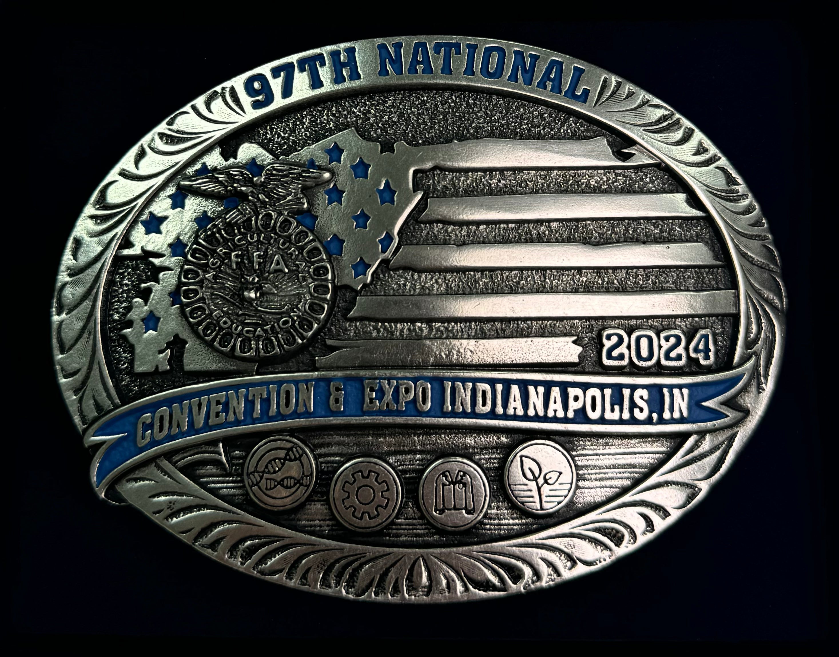 2024 97TH Annual National FFA Convention Belt Buckle SHIPPING 10/28 ...