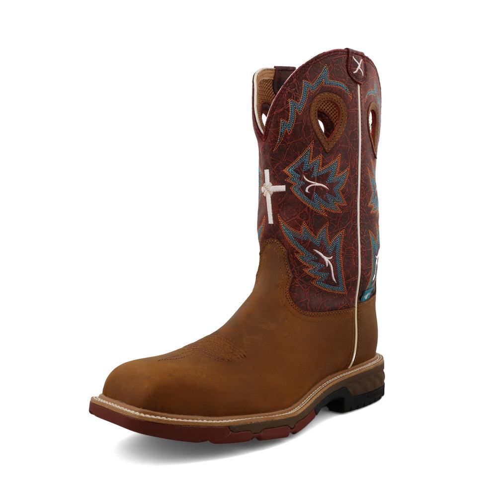 Men's12" Western Work Boot