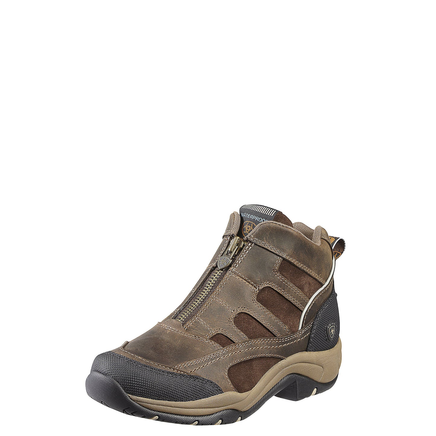 Ariat Women's Terrain Zip H2O Hiking Boot - Distressed Brown