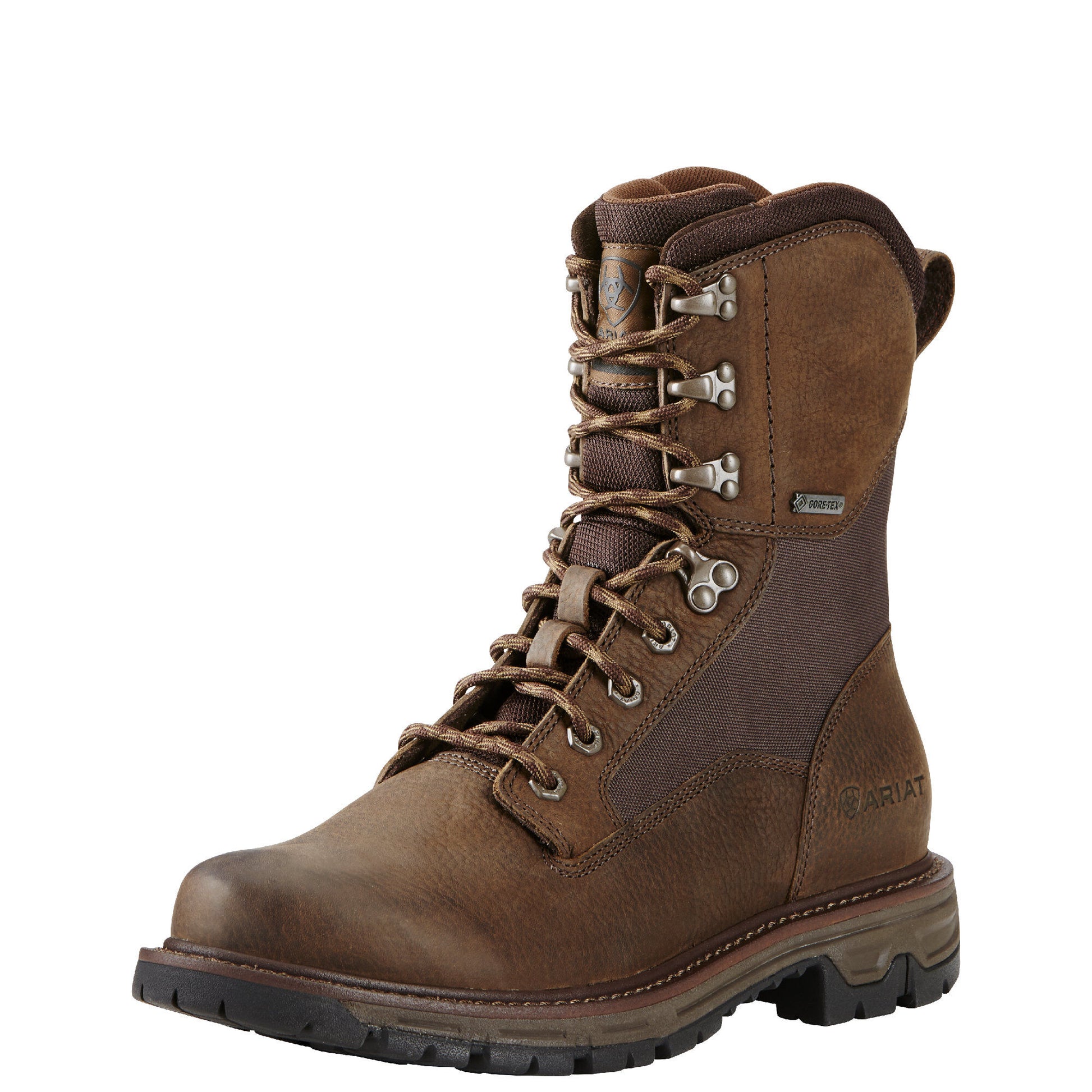 Ariat Men's Conquest 8" GTX Boot - Pebbled Brown - French's Boots