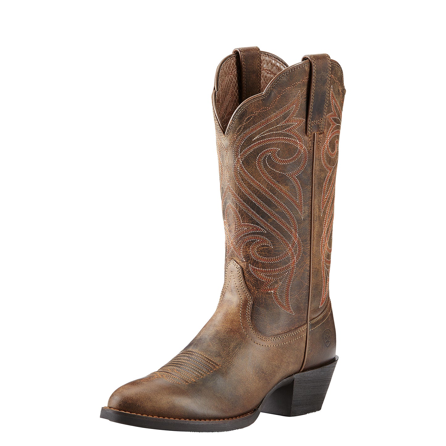 Ariat Women's Round Up R-Toe Boot - Dark Toffee - French's Boots