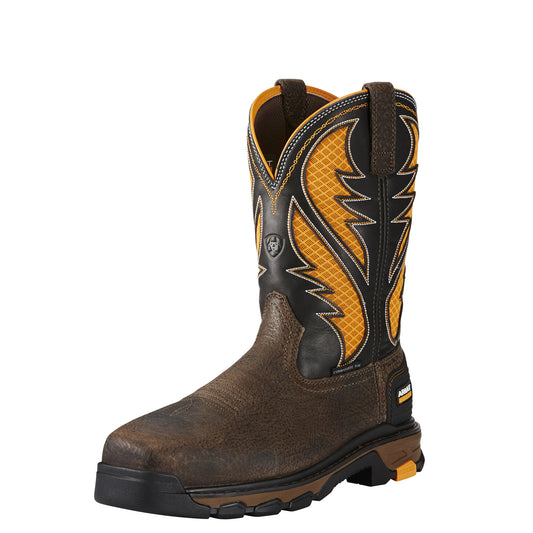 Ariat Men's Intrepid VentTek Composite Toe Boot - Cocoa Brown/Orange - French's Boots
