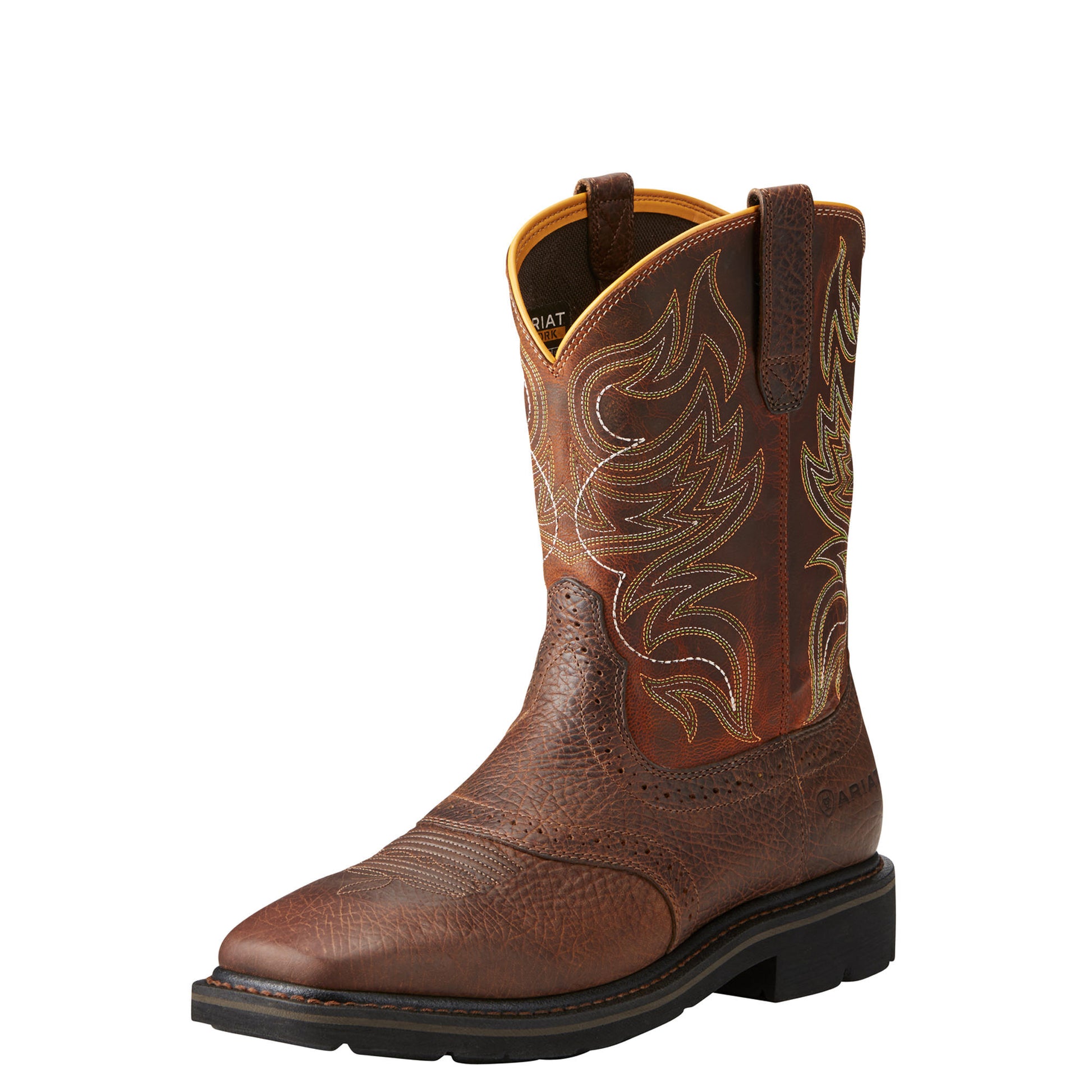 Ariat Men's Sierra Shadowland Boot - Mesa Brown/Orange - French's Boots