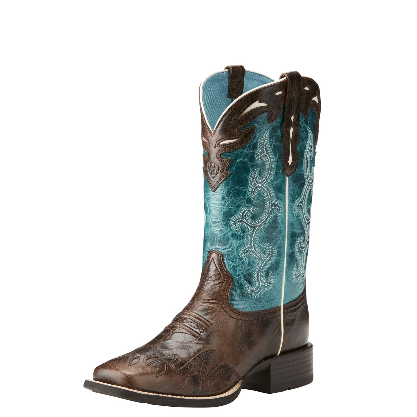 Ariat Women's Sidekick Boot - Chocolate Chip/Turquoise - French's Boots