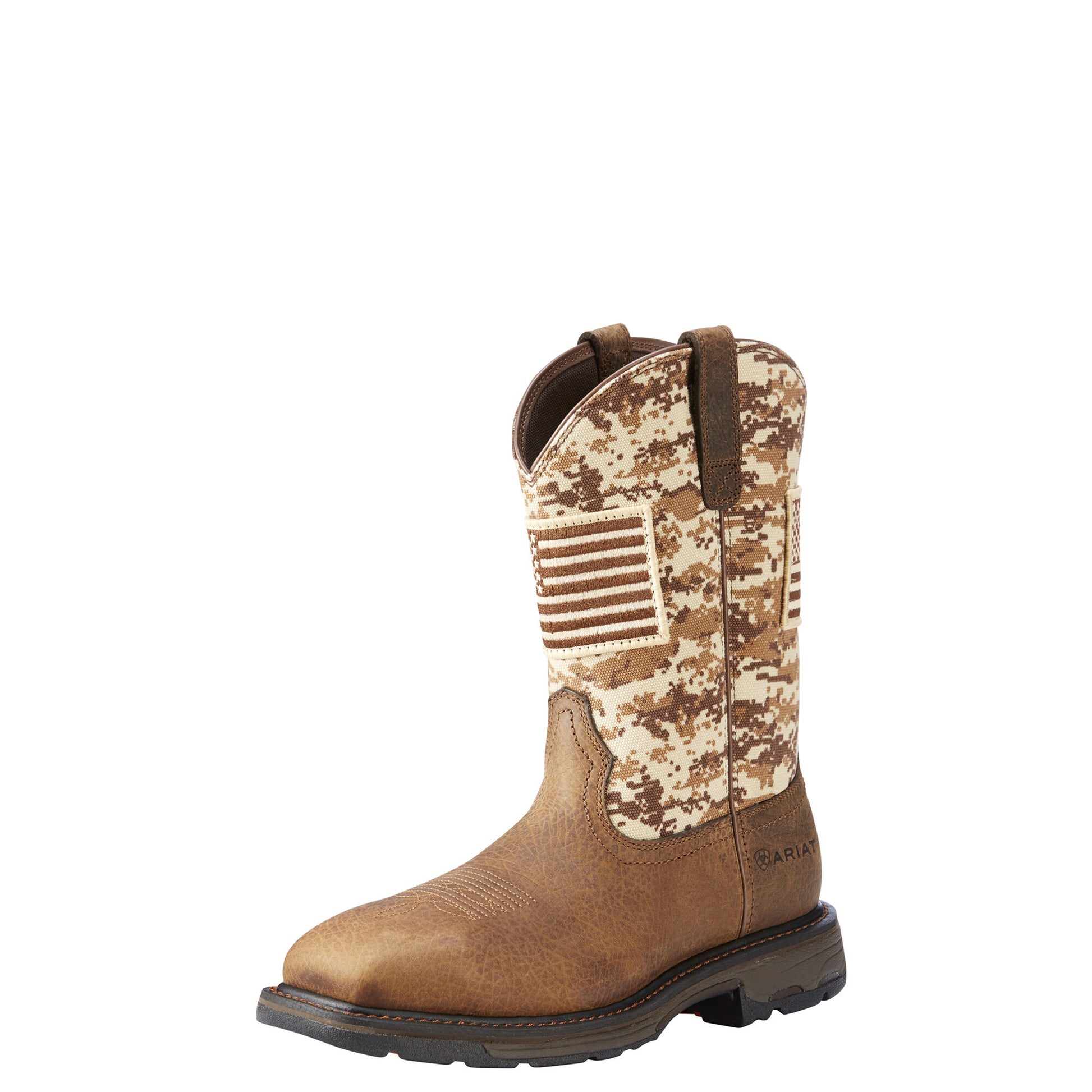 Ariat Men's WorkHog Patriot Boot - Earth/Sand Camo - French's Boots