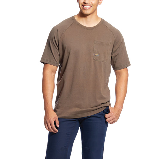 Ariat Men's Rebar Cotton Strong T-Shirt - Moss