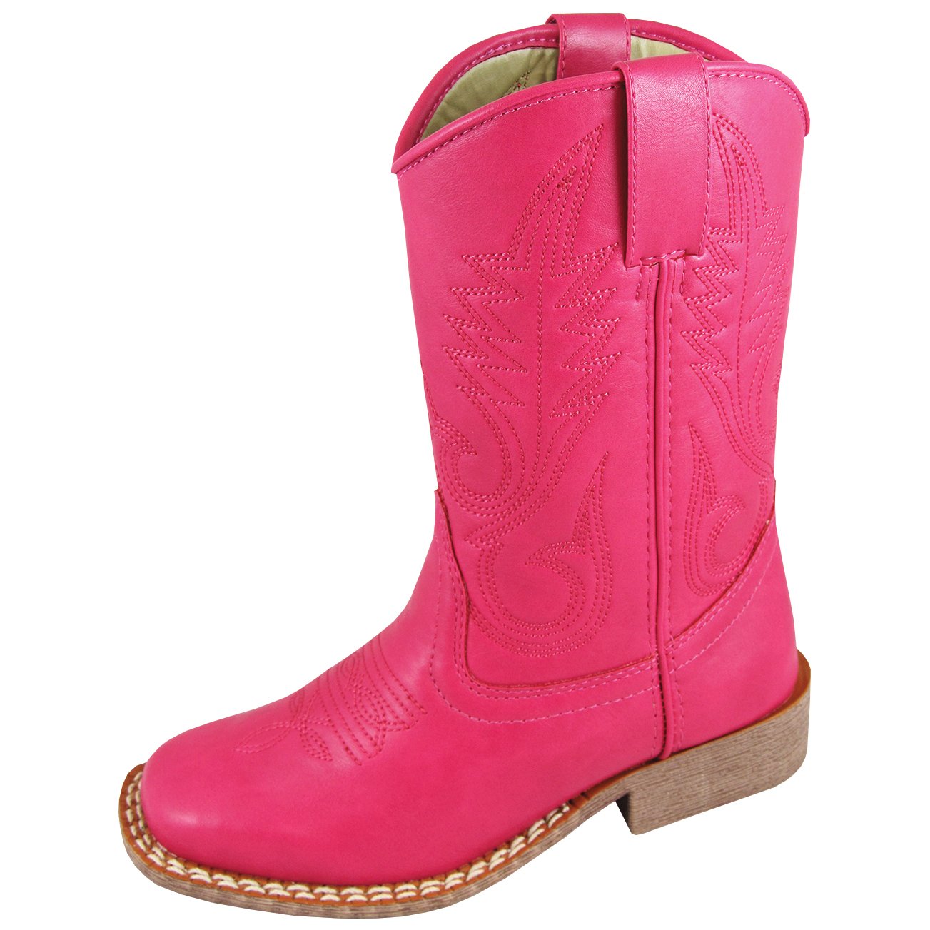 Smoky Mountain Girl's Youth Raspberry Square Toe Boot