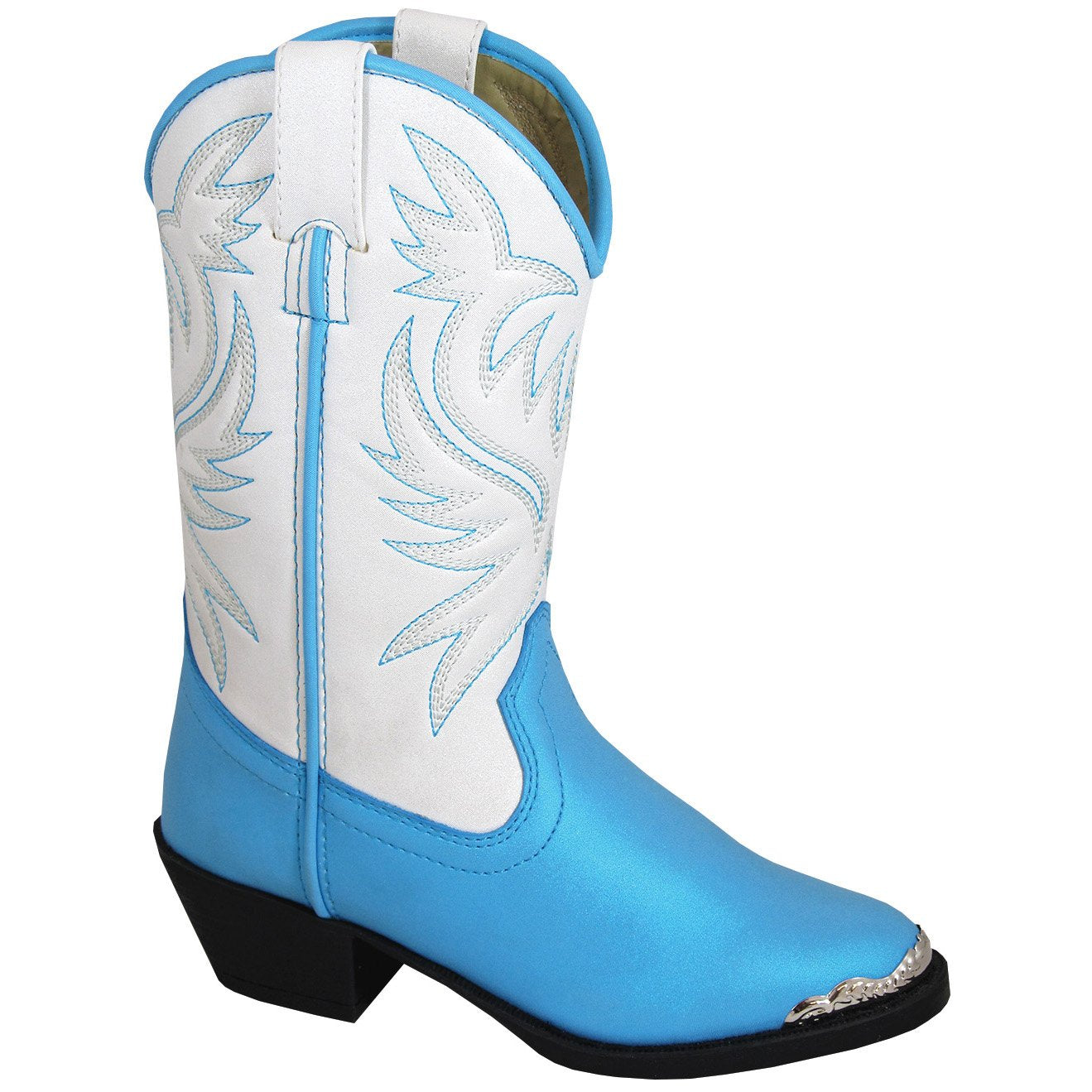 Smoky Mountain Girl's Children's Lila Blue/White Cowboy Boot