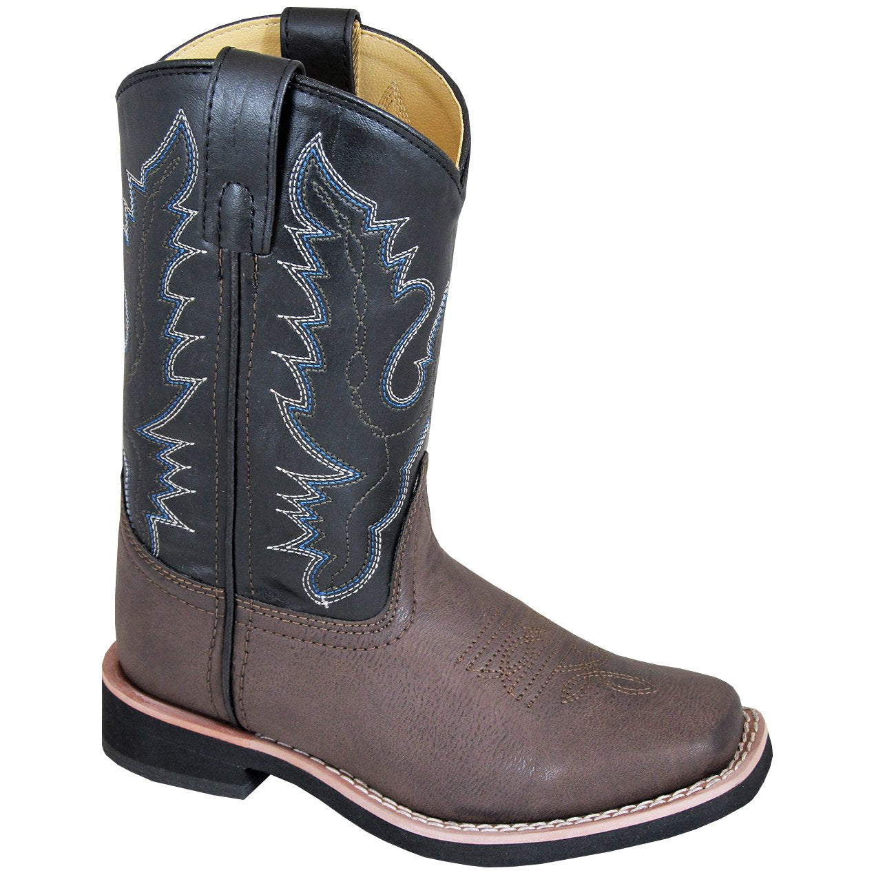 Smoky Mountain Youth Tyler Brown/Black Cowboy Boot