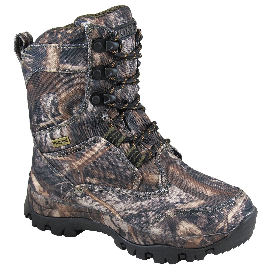 Smoky Mountain Children's Lace Up Camo Waterproof Boot