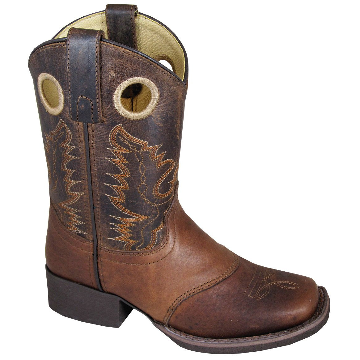 Smoky Mountain Brown Embossed/Brown Distress Boot