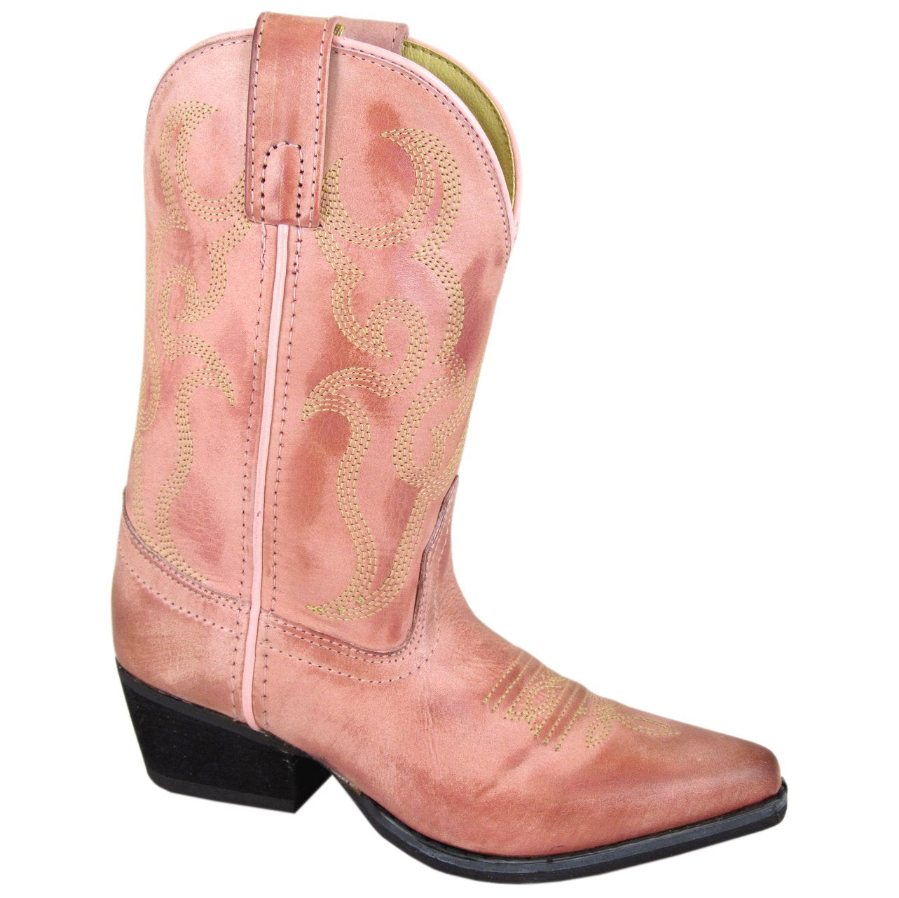 Smoky Mountain Girl's Youth Dusty Rose Snip Toe Western Boot