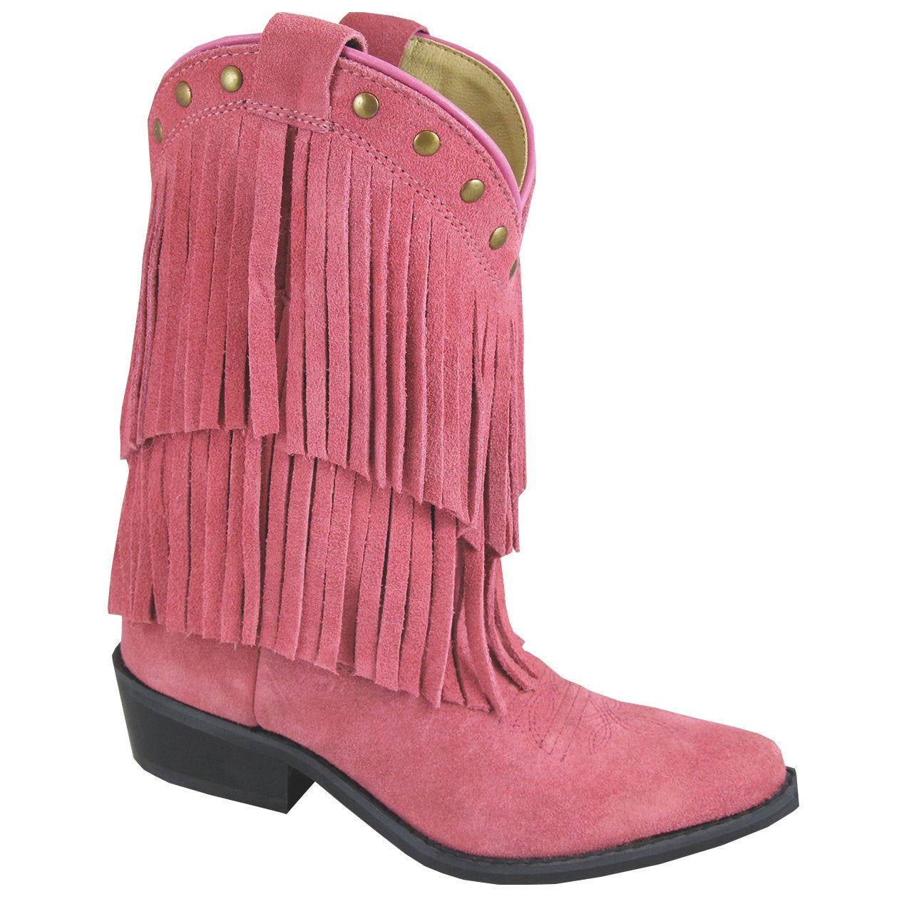 Smoky Mountain Girl's Youth Wisteria Pink Double Fringe Boot
