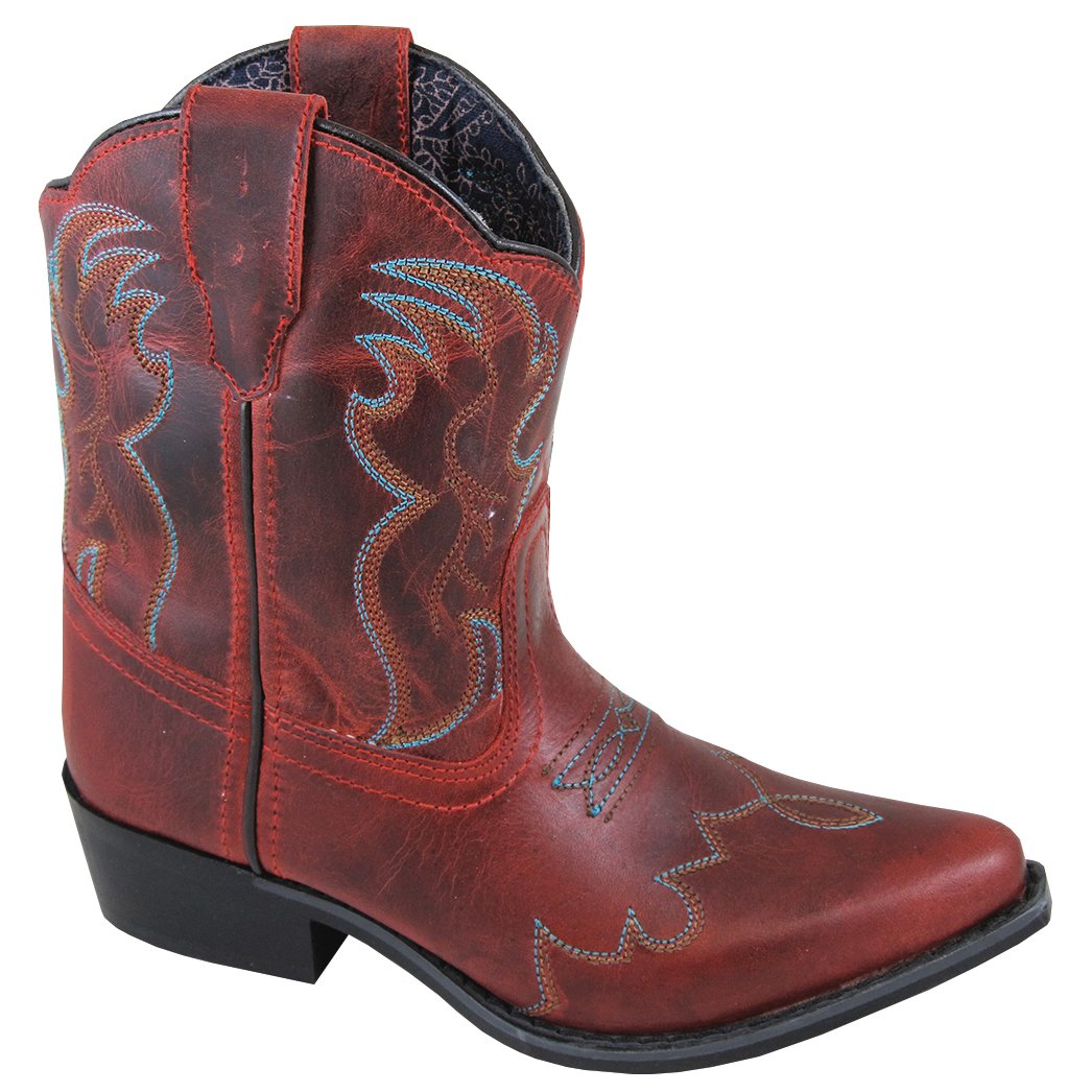 Smoky Mountain Girl's Youth Juniper Red Cowboy Boot