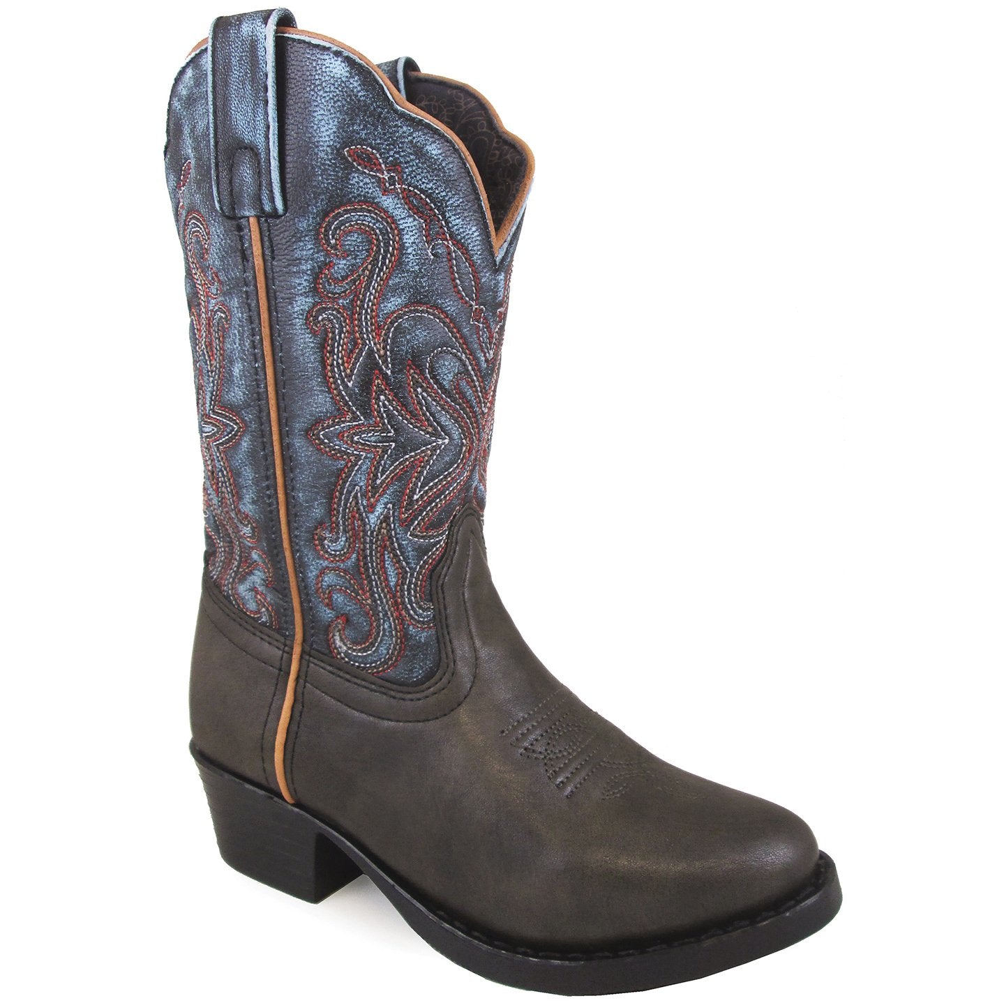 Smoky Mountain Children's Fusion #1 Brown Vintage/Blue Cowboy Boot