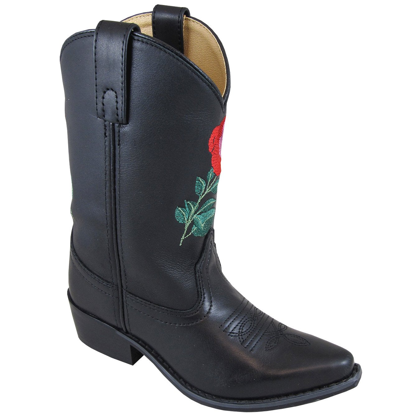 Smoky Mountain Girl's Children's Rosalito Black Cowboy Boot