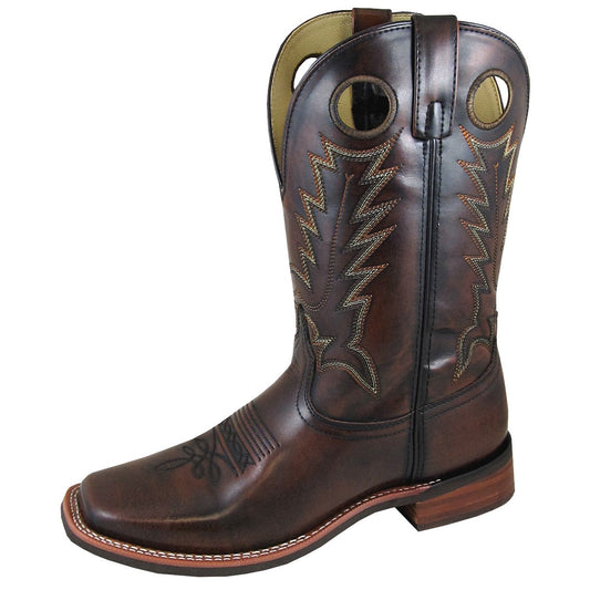 Smoky Mountain Men's Landry 11" Chocolate Brush Off Cowboy Boot