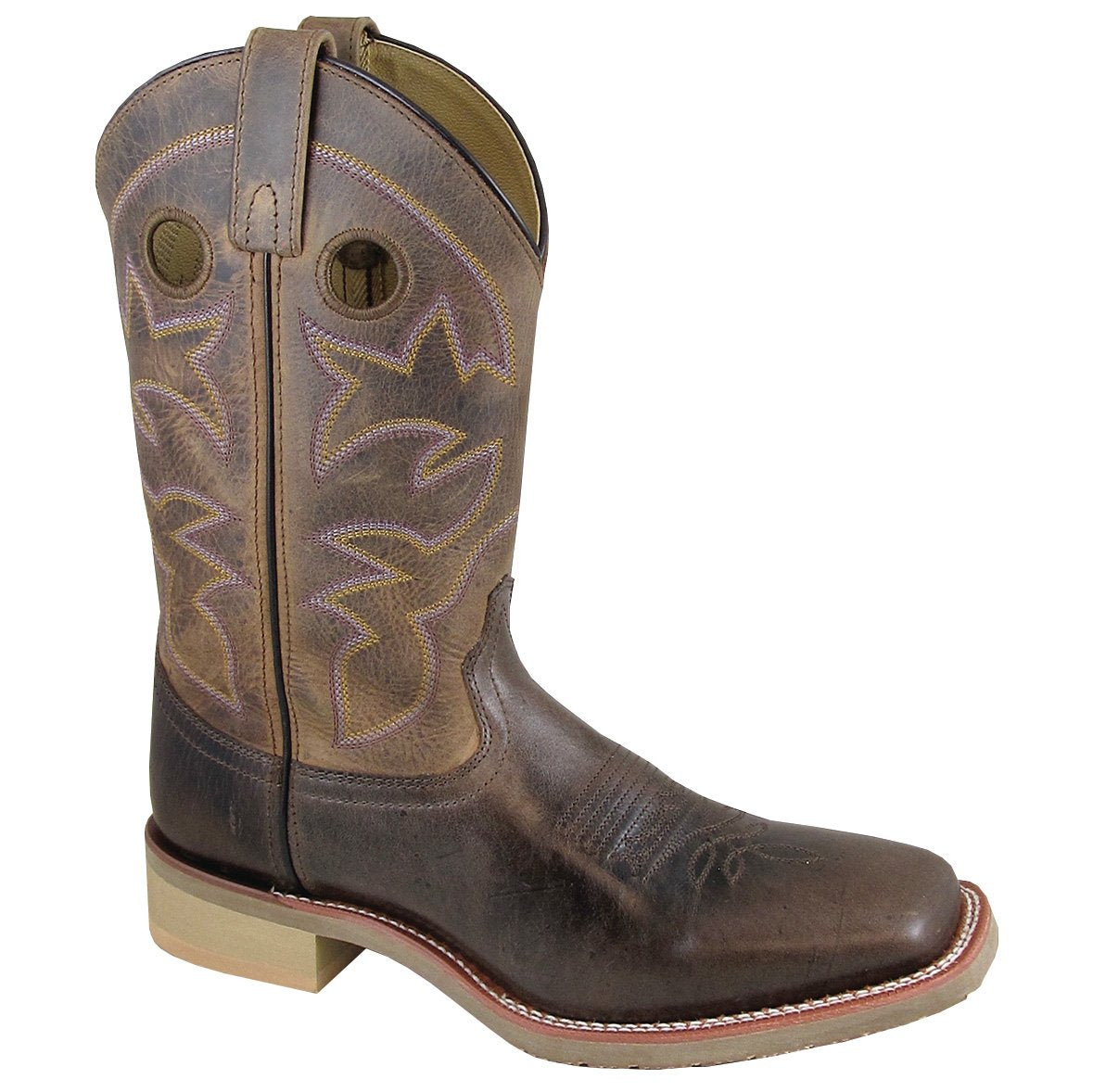 Smoky Mountain Men's Parker 11" Brown Waxed Distress/Brown Crackle Boot