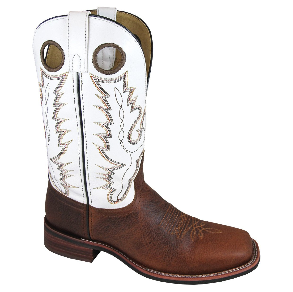 Smoky Mountain Men's Blake 11" Brown/White Cowboy Boot