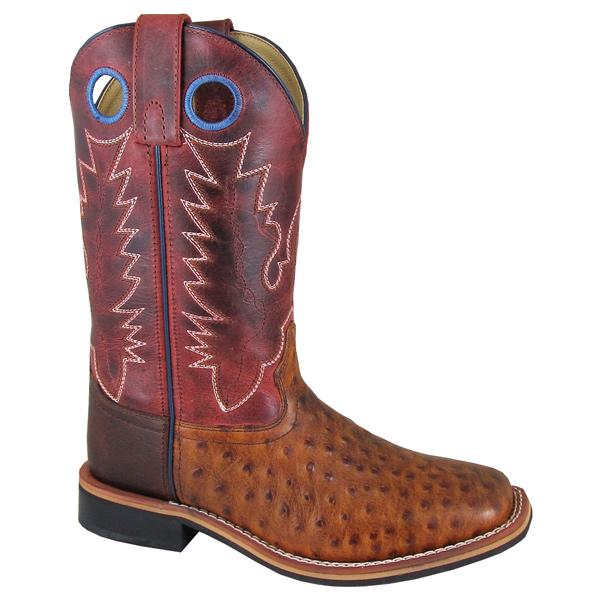 Smoky Mountain Women's Cheyenne 10" Cognac/Red Crackle Cowboy Boot