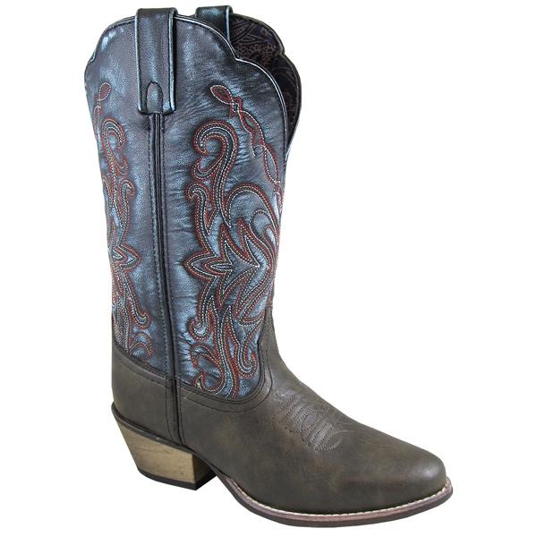 Smoky Mountain Women's Fusion #1 11" Brown/Vintage Blue Cowboy Boot