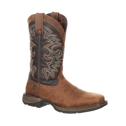Durango Men's Chocolate and Midnight Pull-on Western Boot